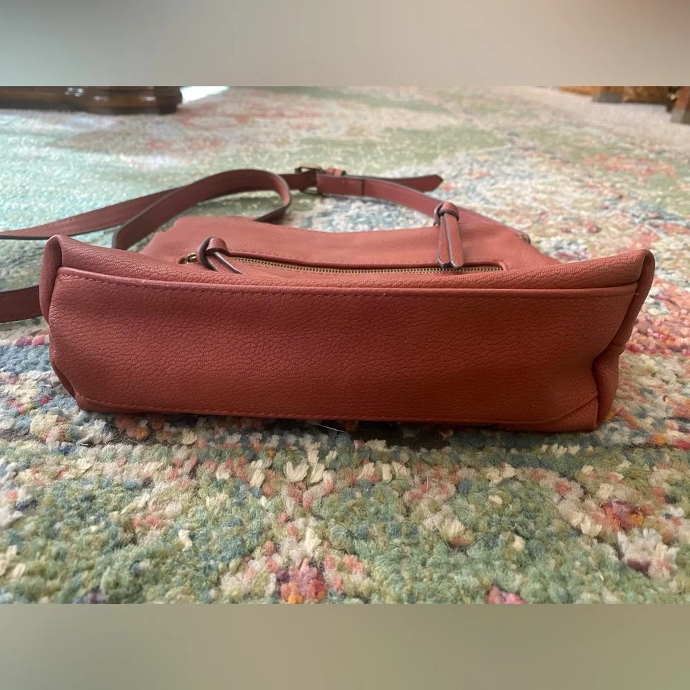 Sonoma Crossbody Purse Rust Red/Brown NWOT - Picture 8 of 16